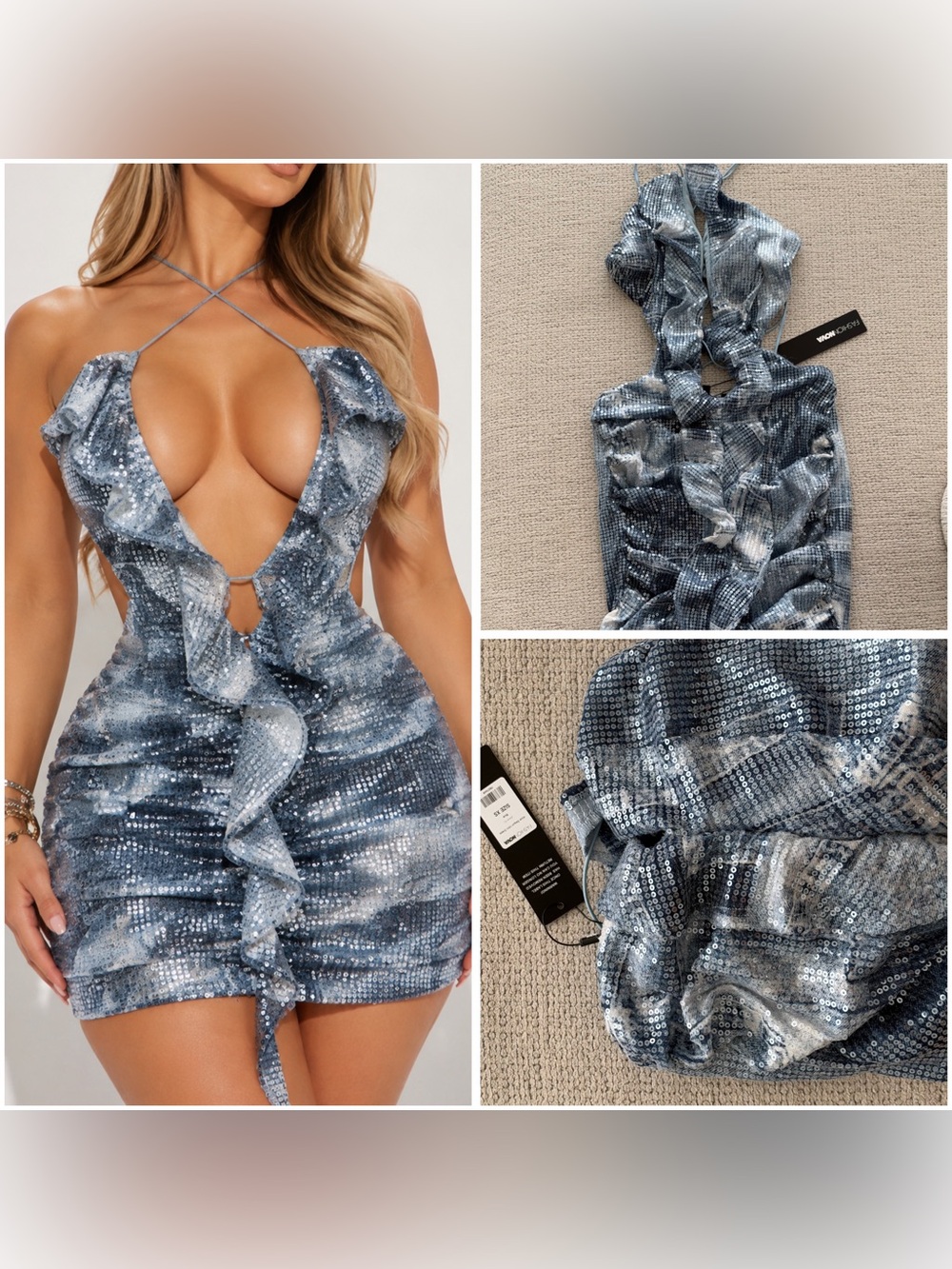 Alice sequin mini dress